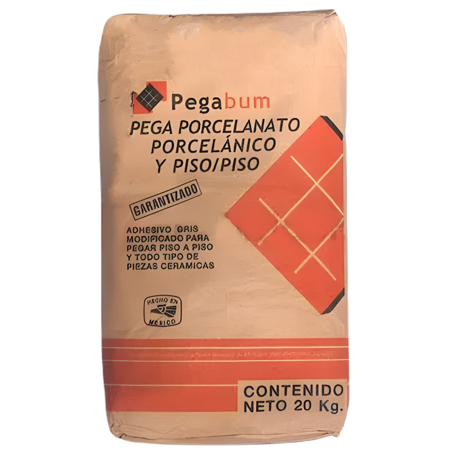 PEGA AZULEJO PEGABUM PISO SOBRE PISO GRIS 20 KG PERDURA