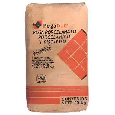 PEGA AZULEJO PEGABUM PISO SOBRE PISO GRIS 20 KG PERDURA