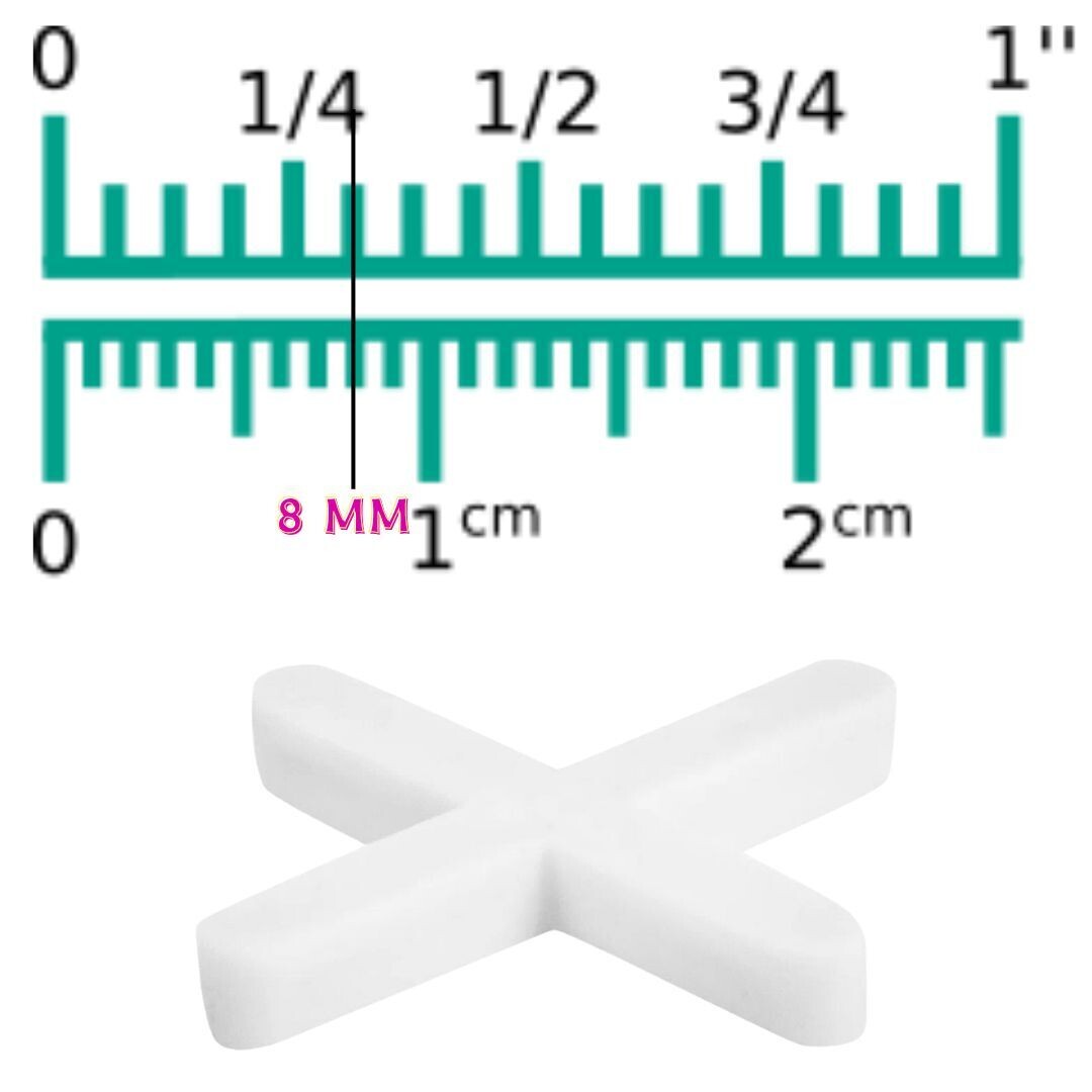 SEPARADORES DE LOSETAS,  8MM, CON 75 PZAS COD 11940 TRUPER SELO-80