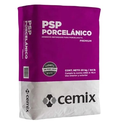 PEGA AZULEJO PISO SOBRE PISO PORCELANICO 20 KG CEMIX