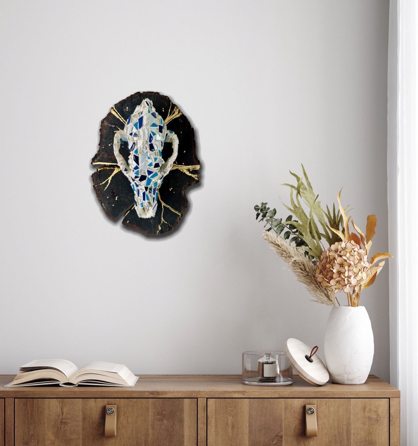 Coyote Skull Mosaic 2