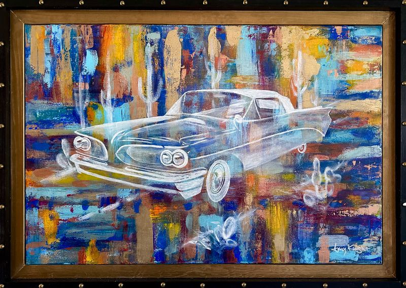 Abstract '59 Bonneville