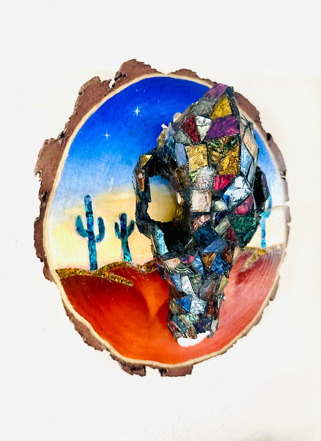 Beneath the Southwest Sky Coyote Skull