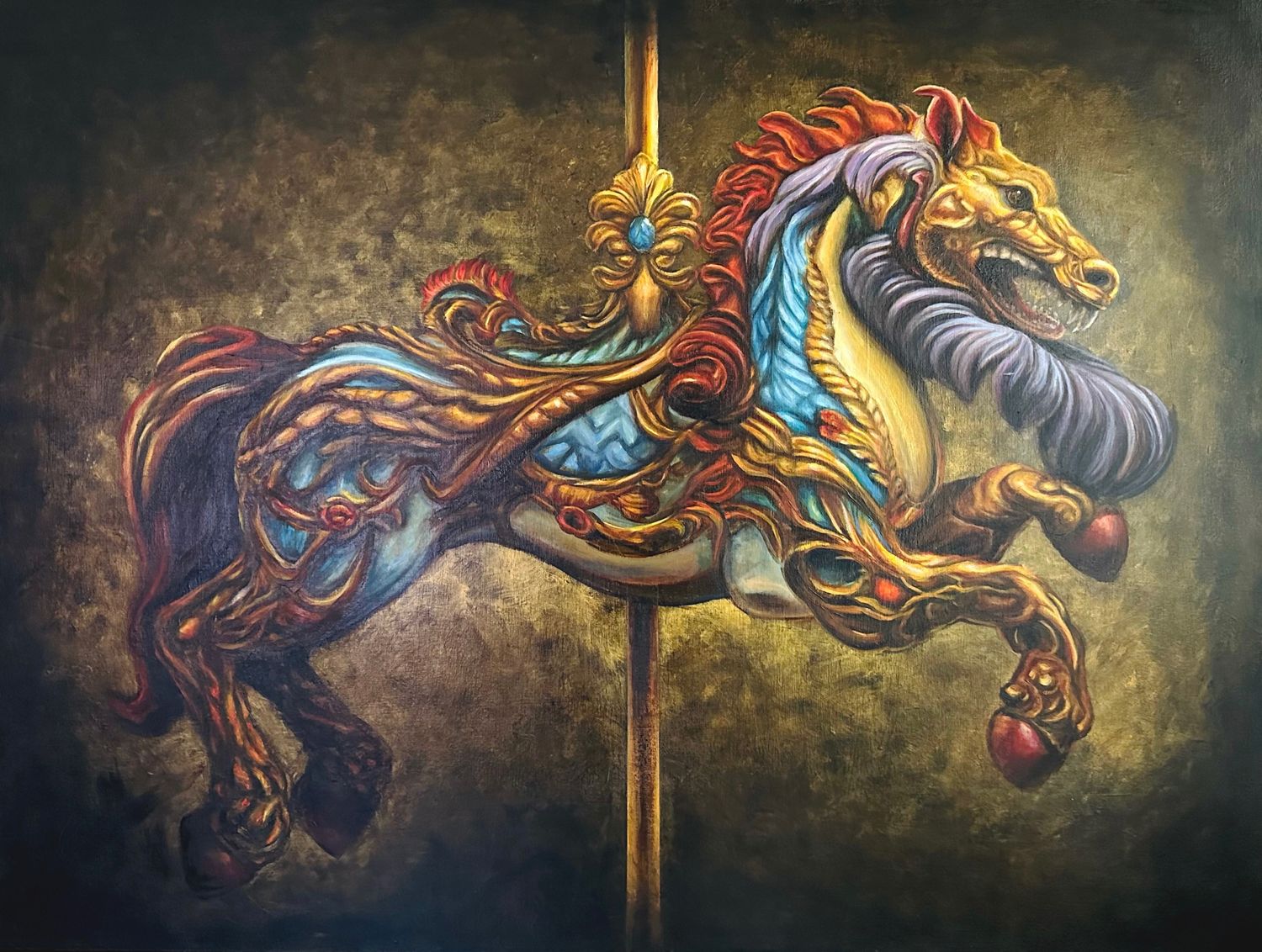 Carousel Horse Print