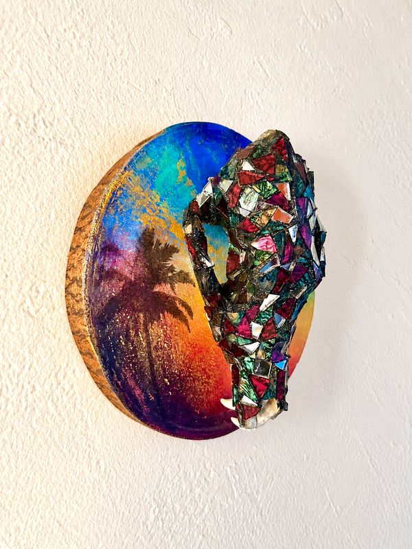 Coyote Skull Mosaic #2