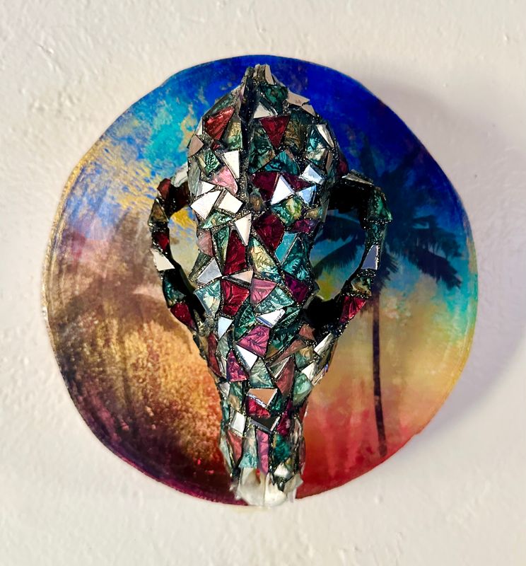 Coyote Skull Mosaic #2