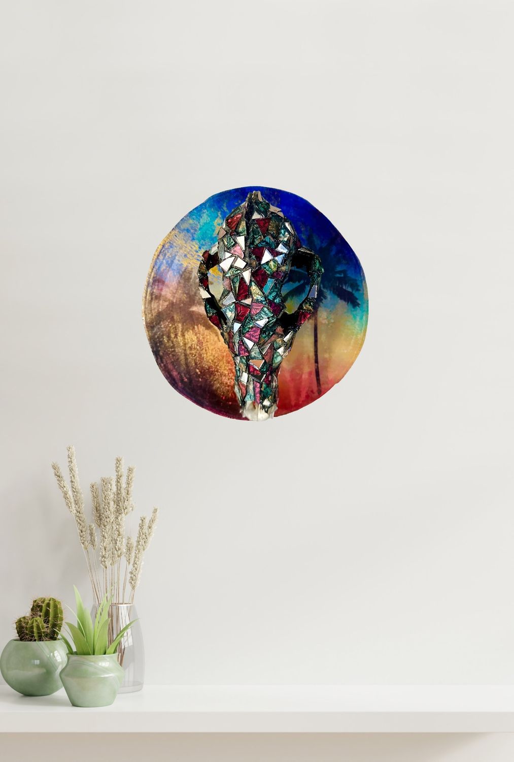 Coyote Skull Mosaic #2