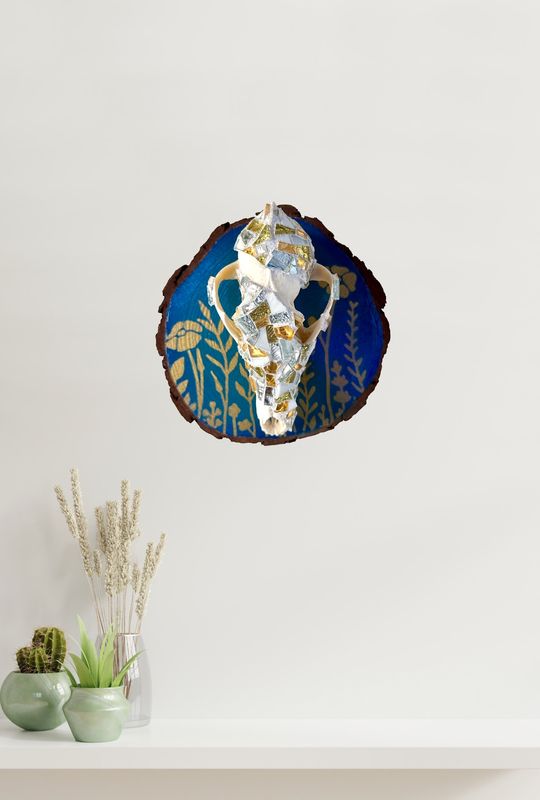 Coyote Skull Mosaic #3