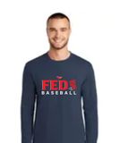 Feds Long Sleeved Dri-fit T-shirt Adult Only Blue