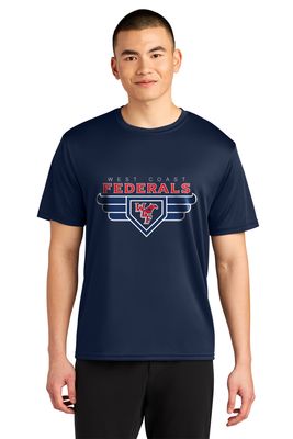 Short Sleeve Cotton Tee --- Navy Harley Logo