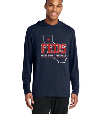 Longsleeve Hooded T-Shirt w/ UV 30 (Adult)