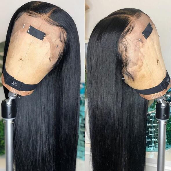 Natural Black Straight Lace Wigs 13*4 Front lace(Ariana Grande Styles)