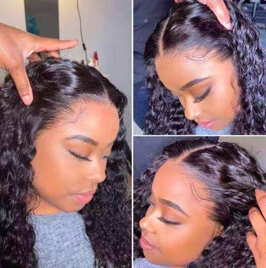 13x4 HD Lace Front Wigs High Quality 100% Curly Human Hair Wigs With Pre Plucked Hairline