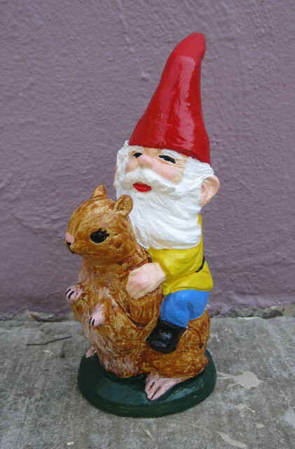 Squirrel Rider Gnome