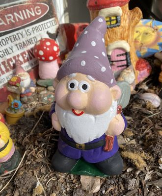 Cute Gnome with Spade