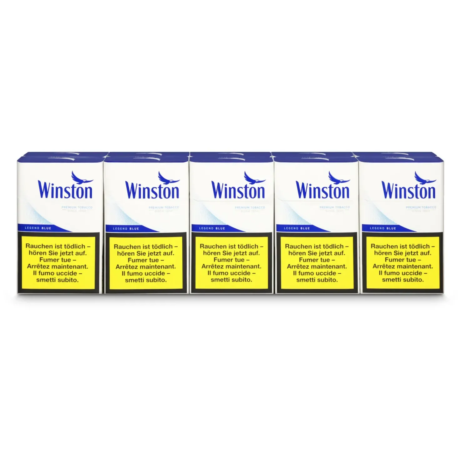 Winston Cigarettes Blue Box