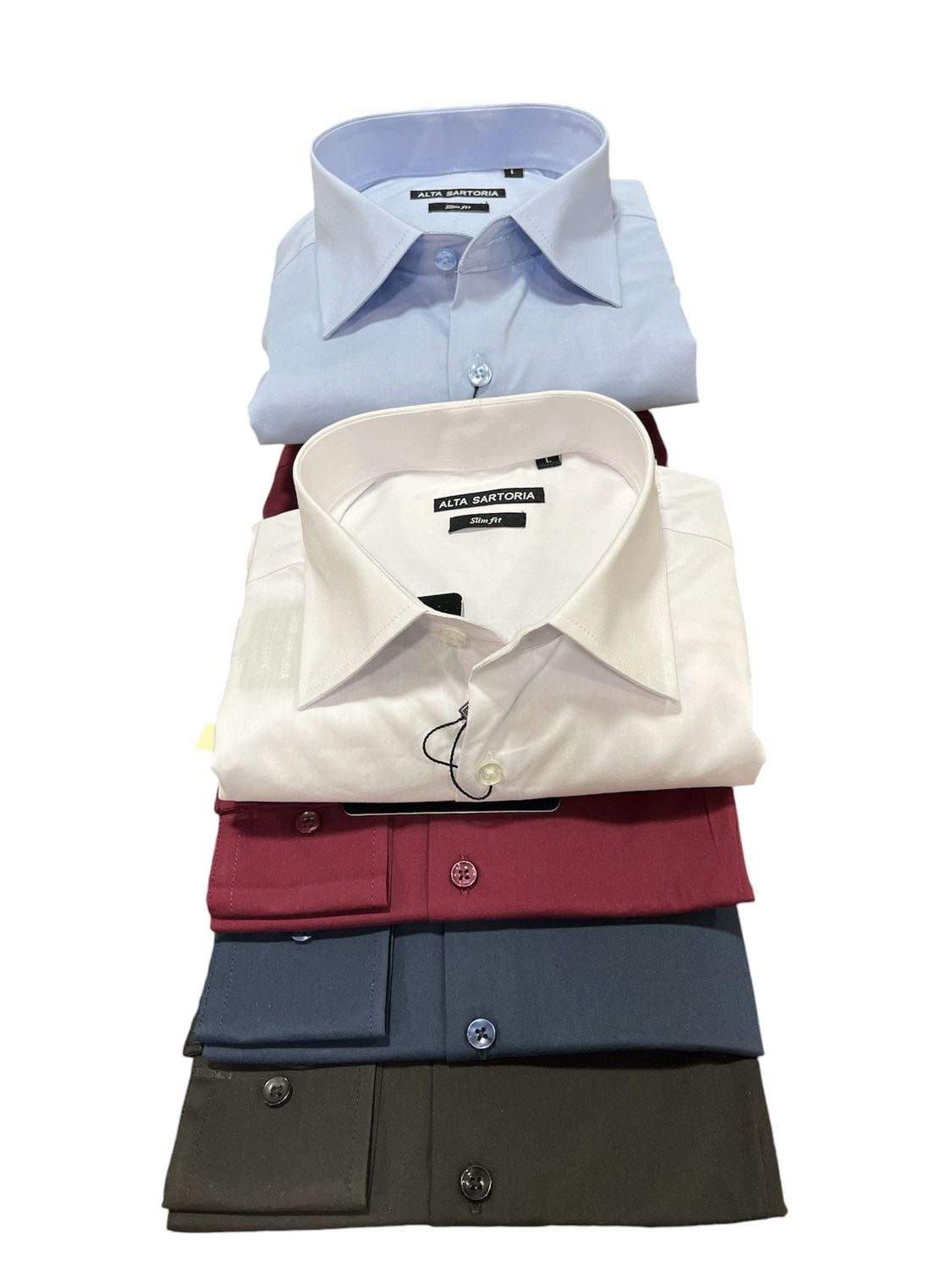 Camicie slim Alta Sartoria in varie colorazioni
