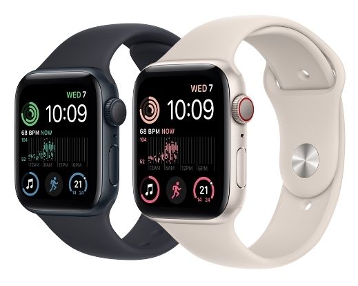 APPLE WATCH SE (2nd Gen), RESISTENTE AL AGUA CAPACIDAD 32GB PLATA