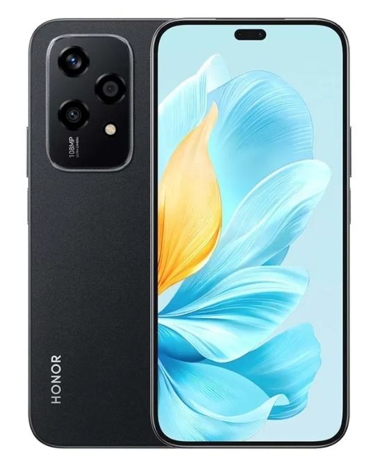 HONOR 200 LITE RAM 8GB ROM 256GB 108MP+5MP+2MP 50MP 4500MAH ANDROID 14 NEGRO