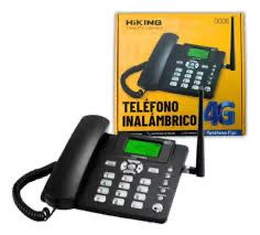 HIKING G008 INALAMBRICO FIJO IDENTIFICADOR DE LLAMADAS, AGENDA, ALTAVOZ NEGRO