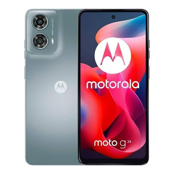 MOTOROLA G24 RAM 4GB ROM 128GB 50MP+2MP 8MP ANDROID 14 5000MAH GRIS