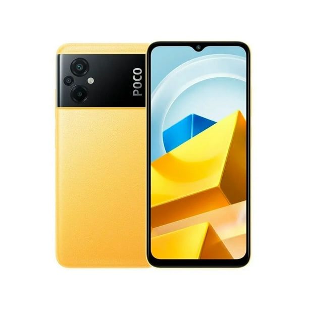 POCO M5 RAM 4GB ROM 128GB 50MP+2MP+2MP 5MP 5000MAH ANDROID 12 AMARILLO
