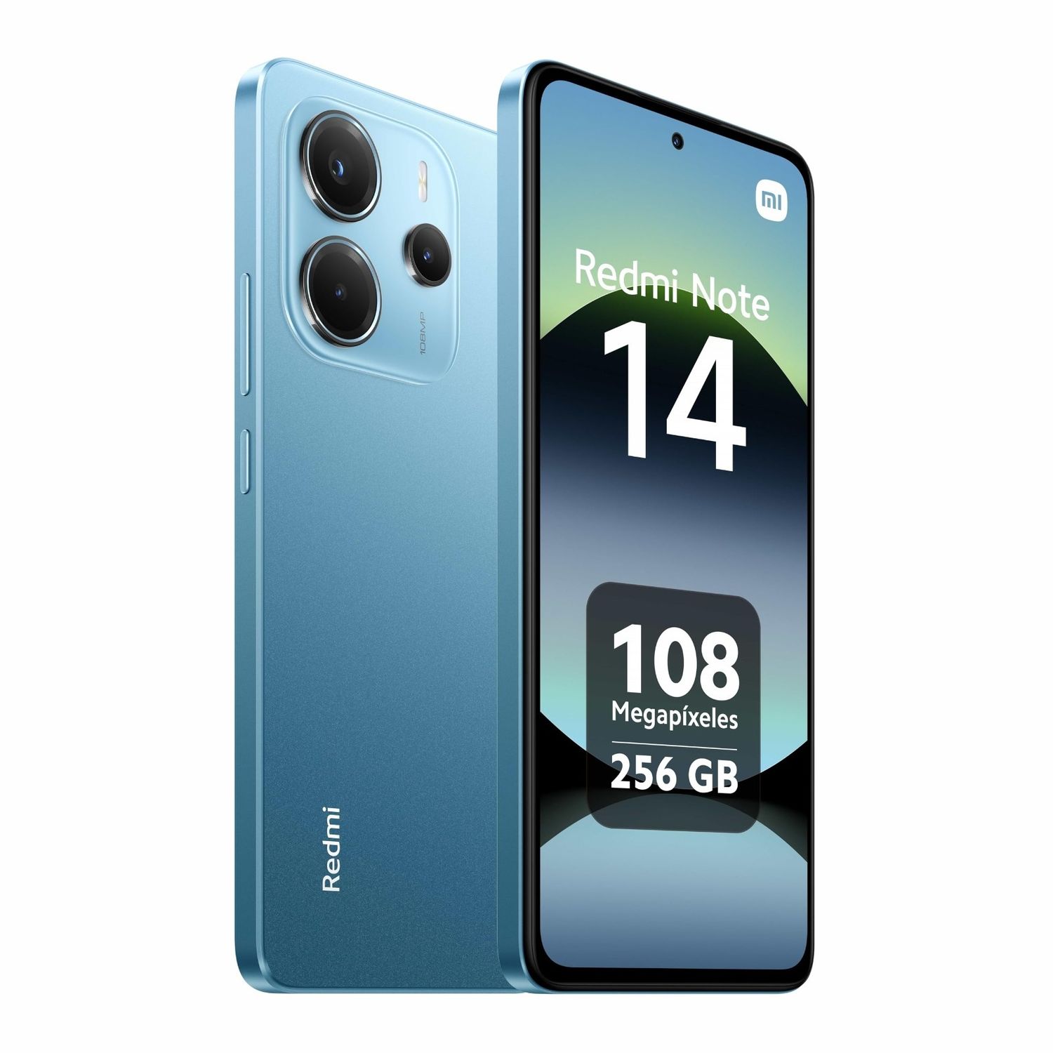 REDMI NOTE 14 RAM 8GB ROM 256GB 108MP+2MP+8MP 20MP 5500 MAH ANDROID 14 AZUL