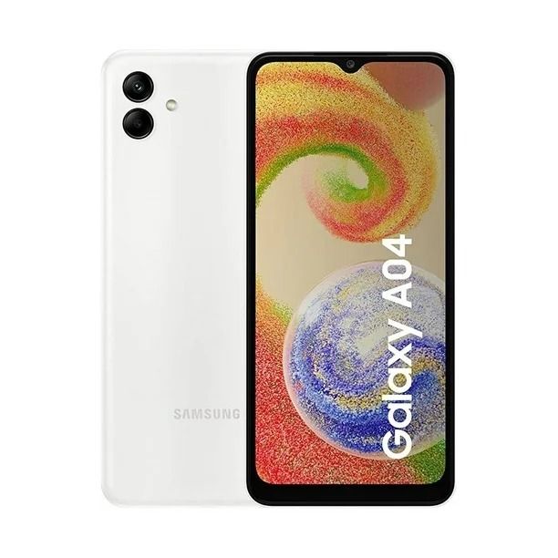 SAMSUNG A04 RAM 4GB ROM 128GB 50MP+2MP 5MP ANDROID 12 BLANCO