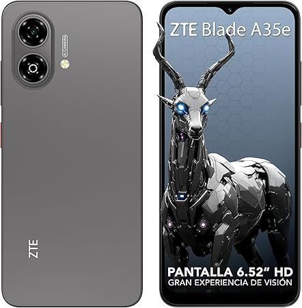ZTE A35E RAM 2GB ROM 64GB 8MP 5MP 5000MAH ANDROID 14 GRIS