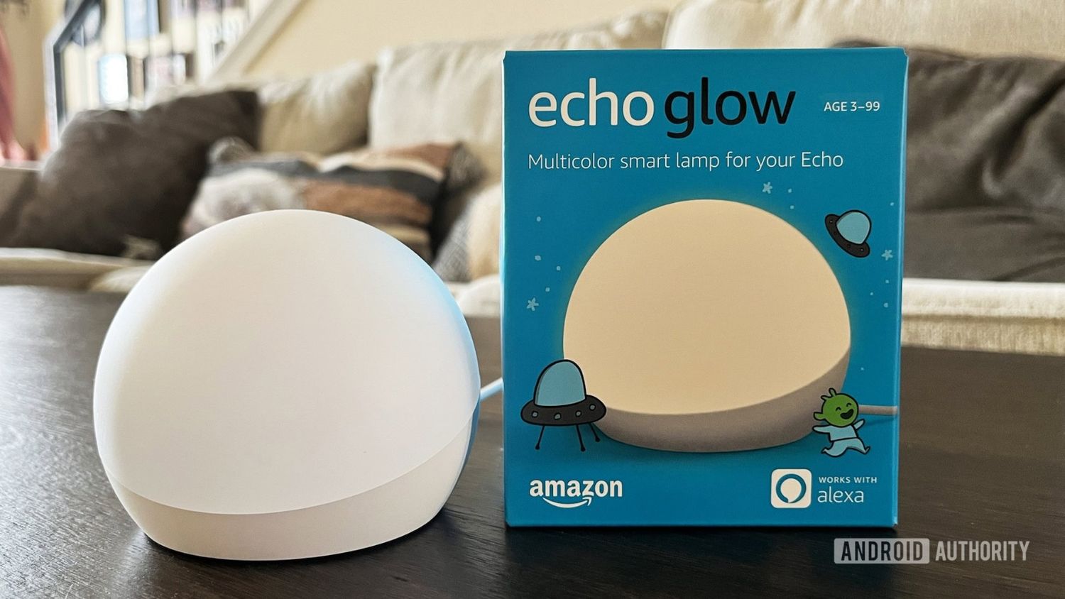 Echo Glow Lampara Inteligente Blanco