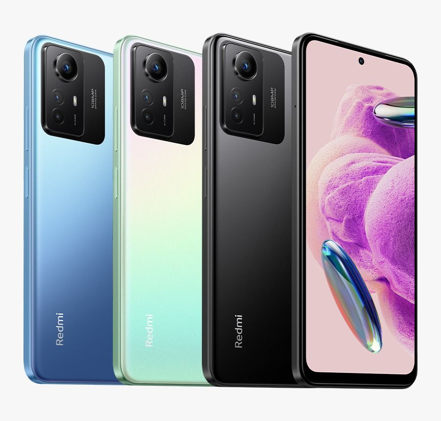 REDMI NOTE 12S RAM 8GB ROM 256GB 50MP+13MP+5MP 32MP 4500MAH ANDROID 12 AZUL