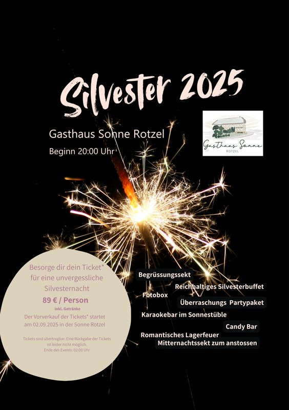 Ticket Silvesterparty 2025