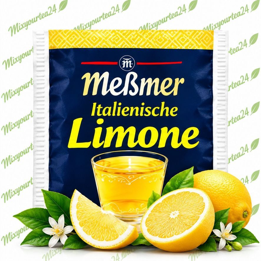 Meßmer Italienische Limone – Früchtetee – einzeln verpackter Teebeutel 2,5 g