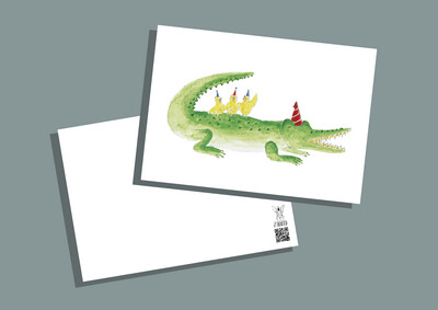 Postkarte PartyKroki