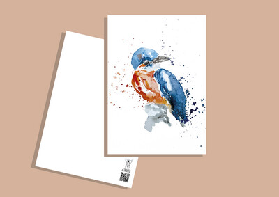 Postkarte Eisvogel