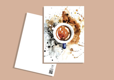 Postkarte Kaffeeliebe