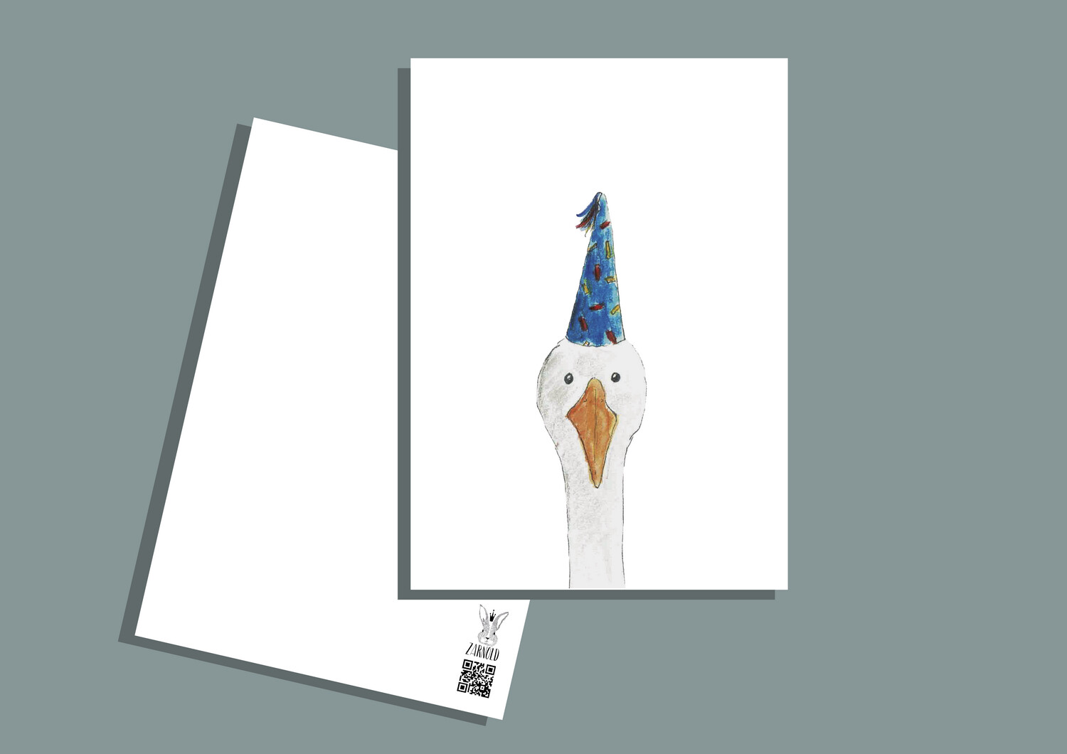 Postkarte PartyGans