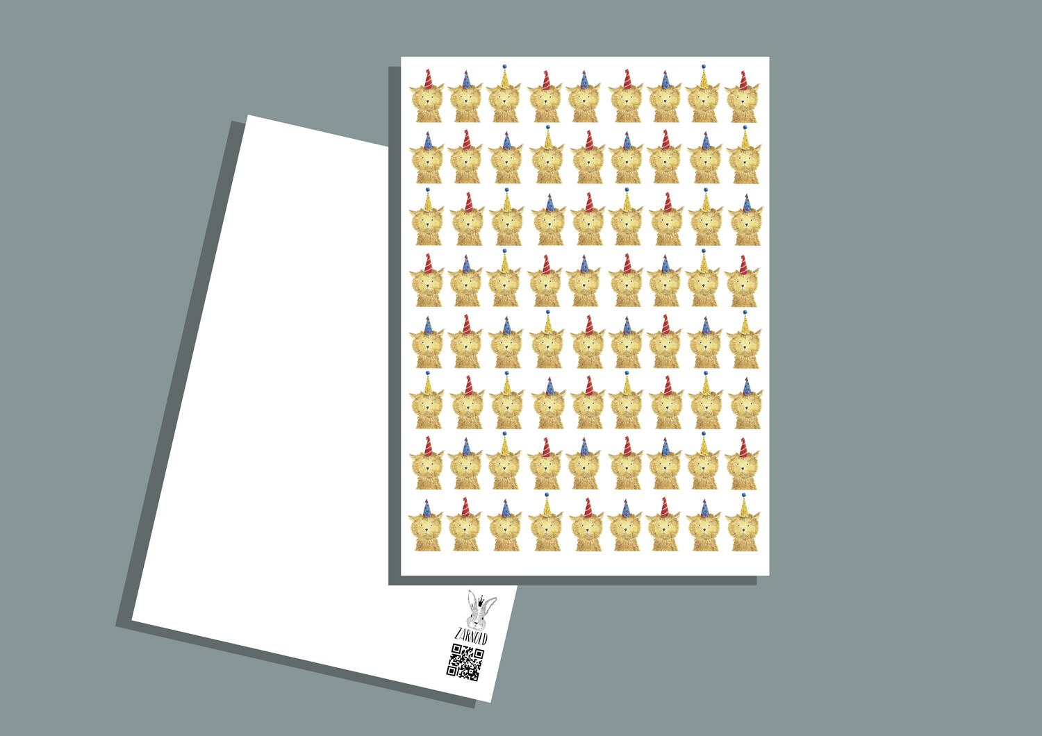 Postkarte ganz viele PartyLamas
