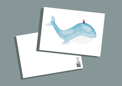 Postkarte PartyWal