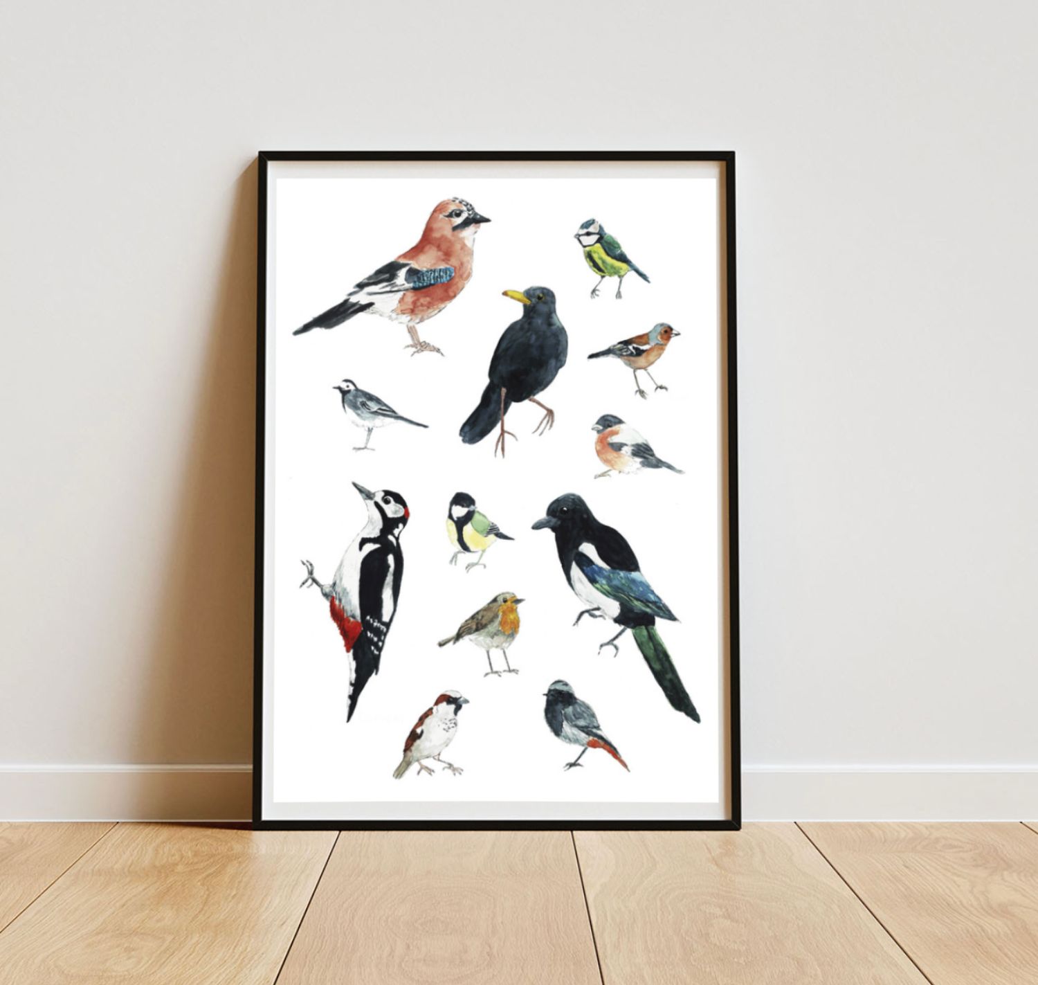 POSTER A2 - Gartenvögel