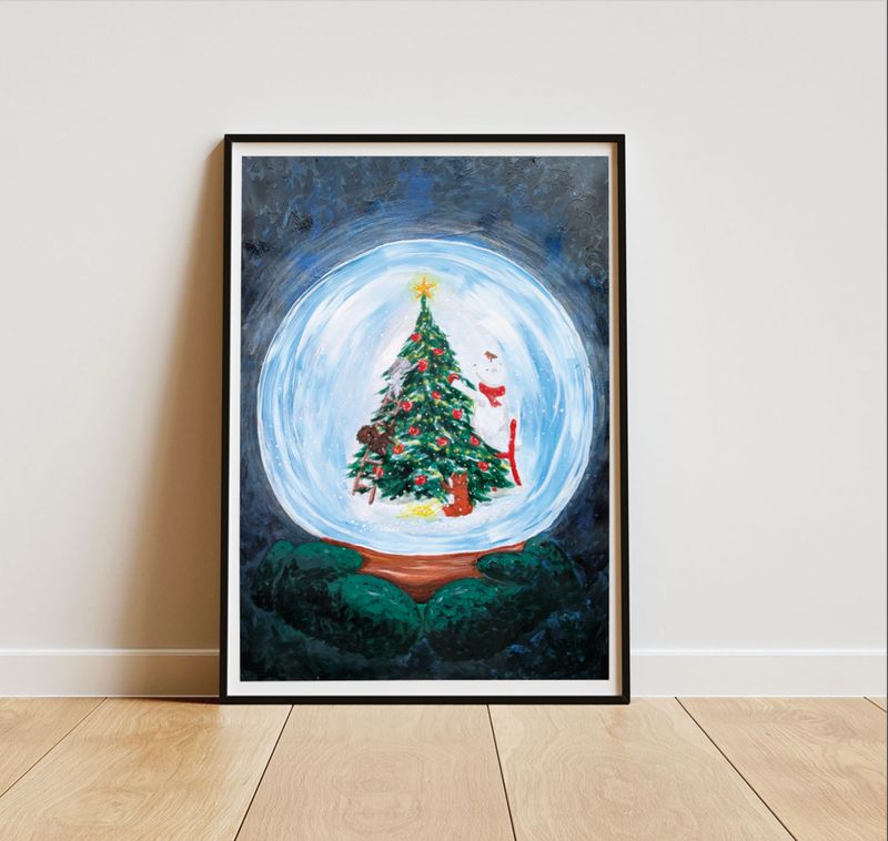 POSTER - Schneekugel