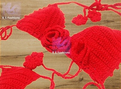 Beach Wear - Red Bikini