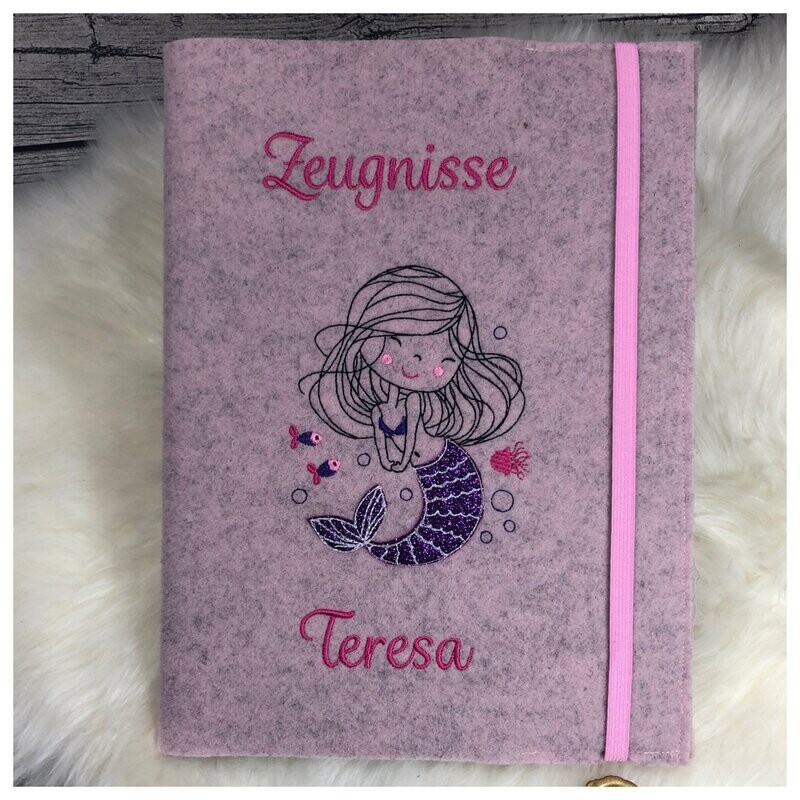 Zeugnishülle Meerjungfrau Zeugnishülle Meerjungfrau