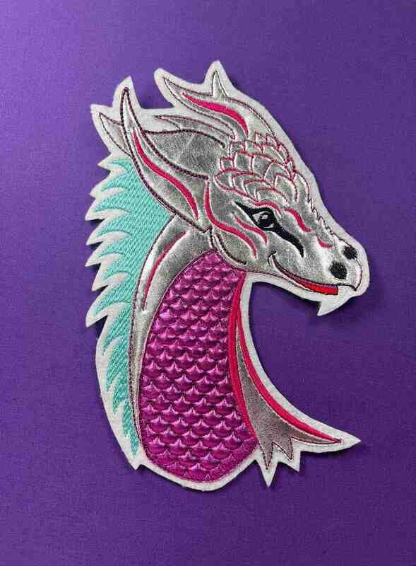 Applikation 3D Drache