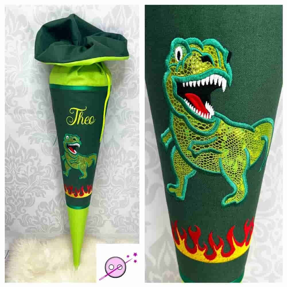 Schultüte Dinosauerier T-Rex komplett