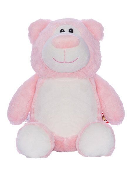 Kuscheltier mit Name Bär rosa Kuscheltier mit Name Bär rosa