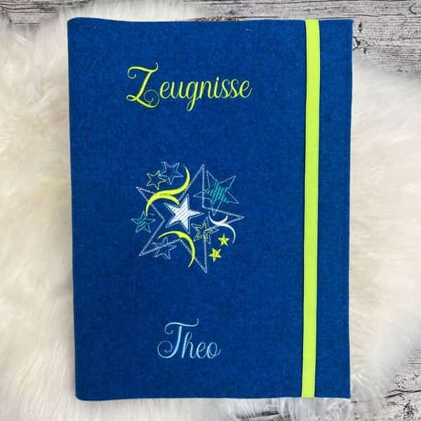 Zeugnishülle Sterne Zeugnishülle Sterne