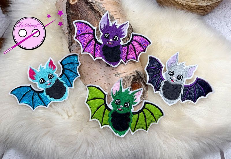 Stickdatei Fledermaus 13x18