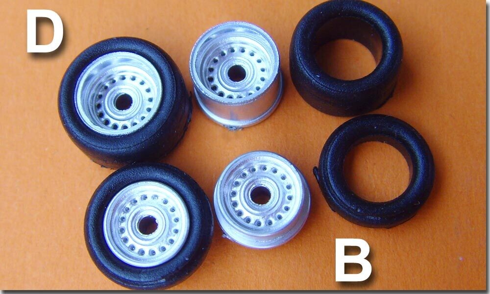 Stahlfelge Silber Faller - Set B+D