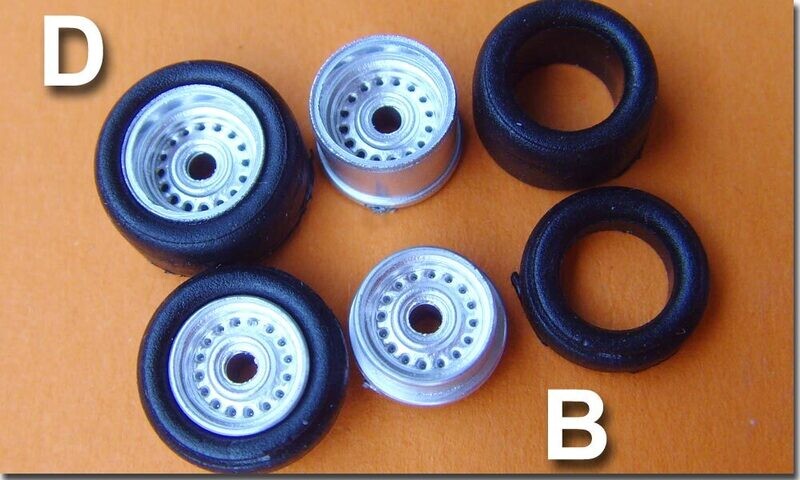 Stahlfelge Silber Faller - Set B+D